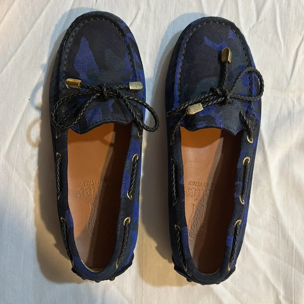 Atelier Boys Woven Leather Drivers NWT